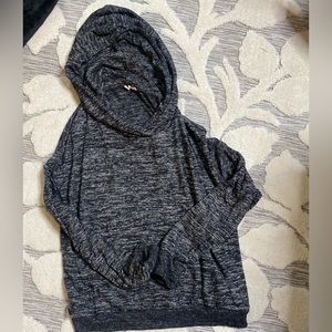 Dark grey crop super soft hoodie